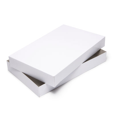 American Greetings White Shirt and Robe Boxes with Lids for All Occasions  (3 Medium, 2 Large Boxes) - Walmart.com